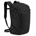 Sac à dos 33 L noir en textile synthétique avec compartiments zippés pour voyage